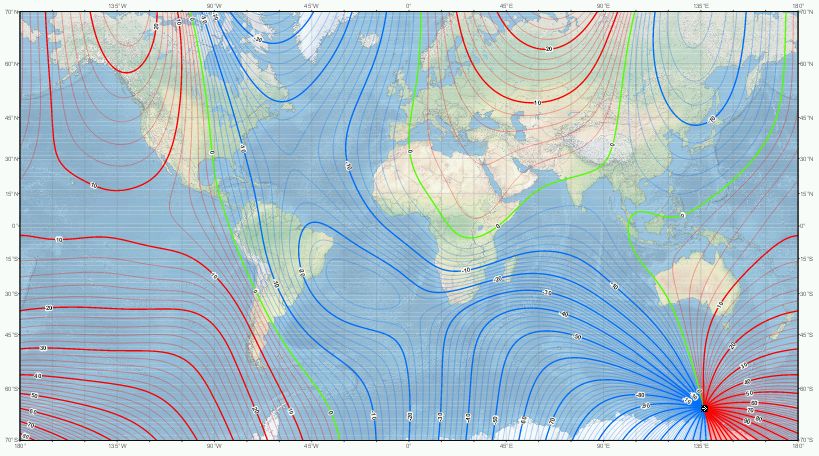 US/UK World Magnetic Model - Epoch 2015.0